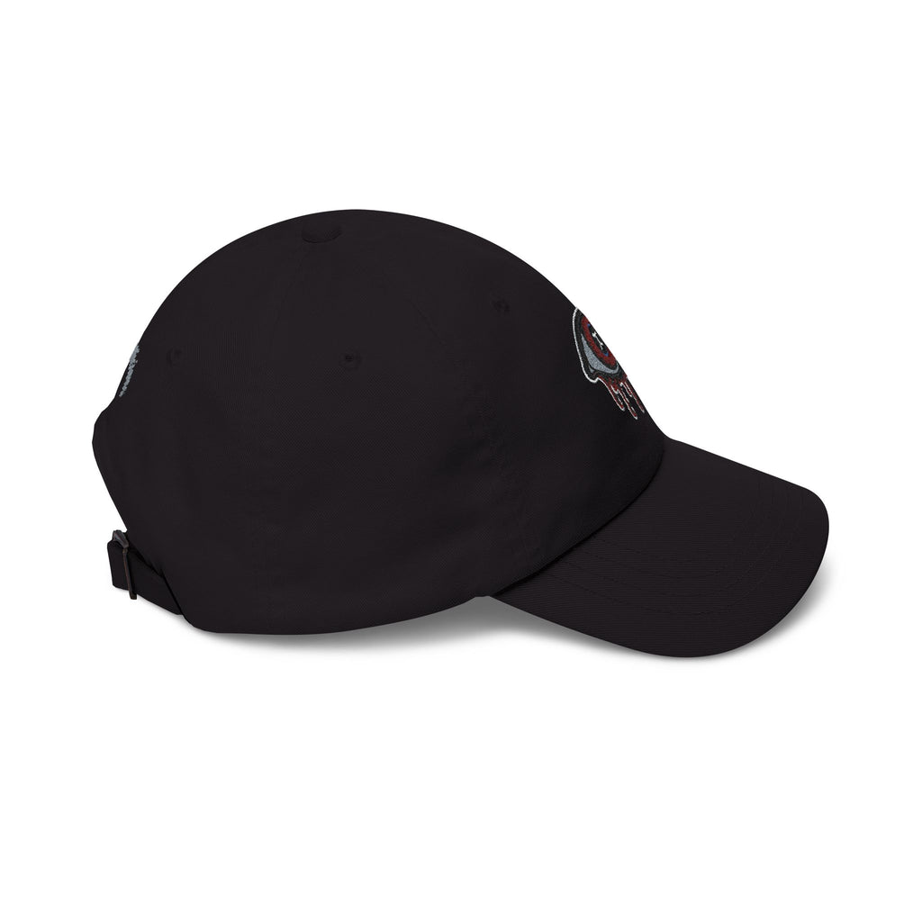 Dripping Eye Black Embroidered Dad Cap