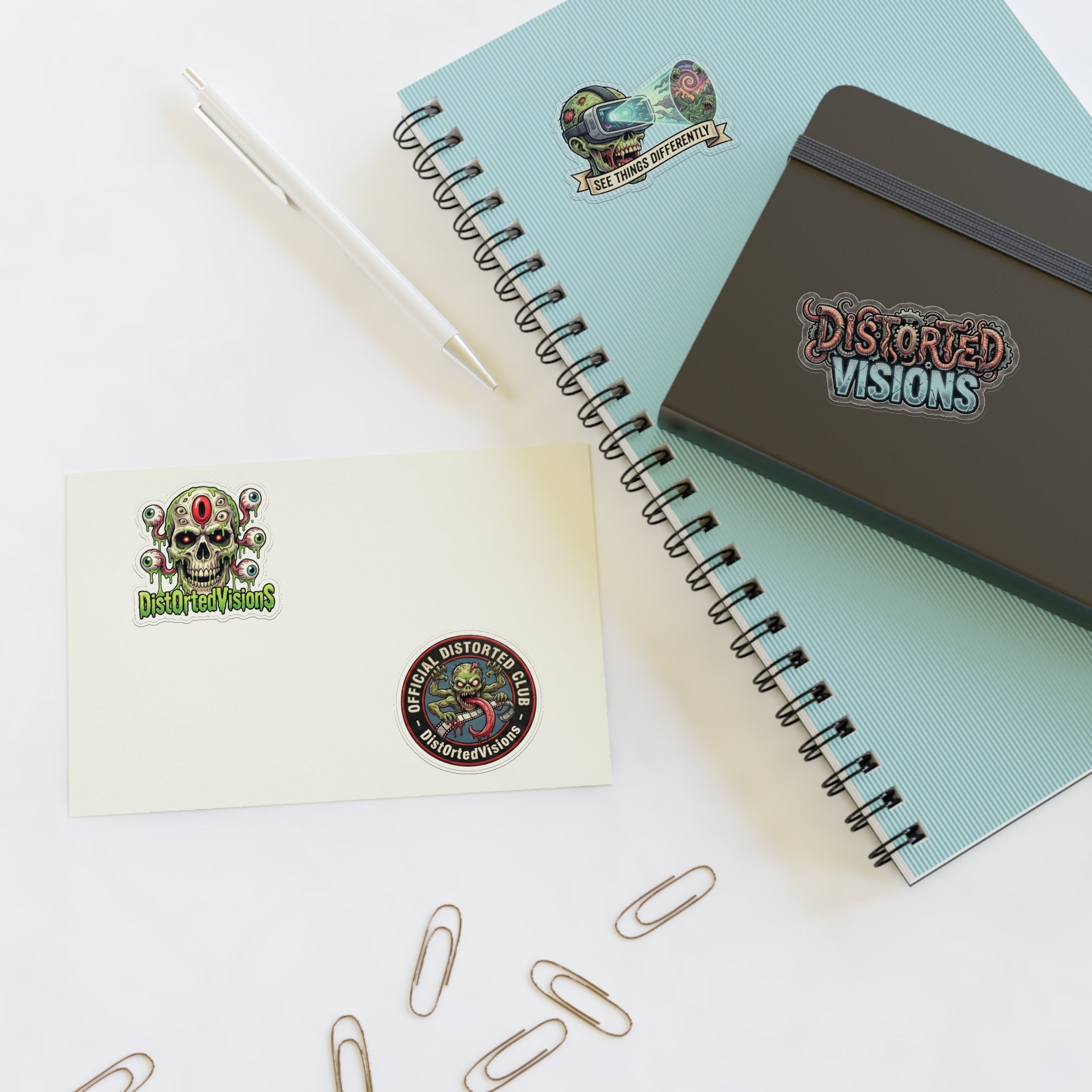 Distorted Visions Sticker Sheet