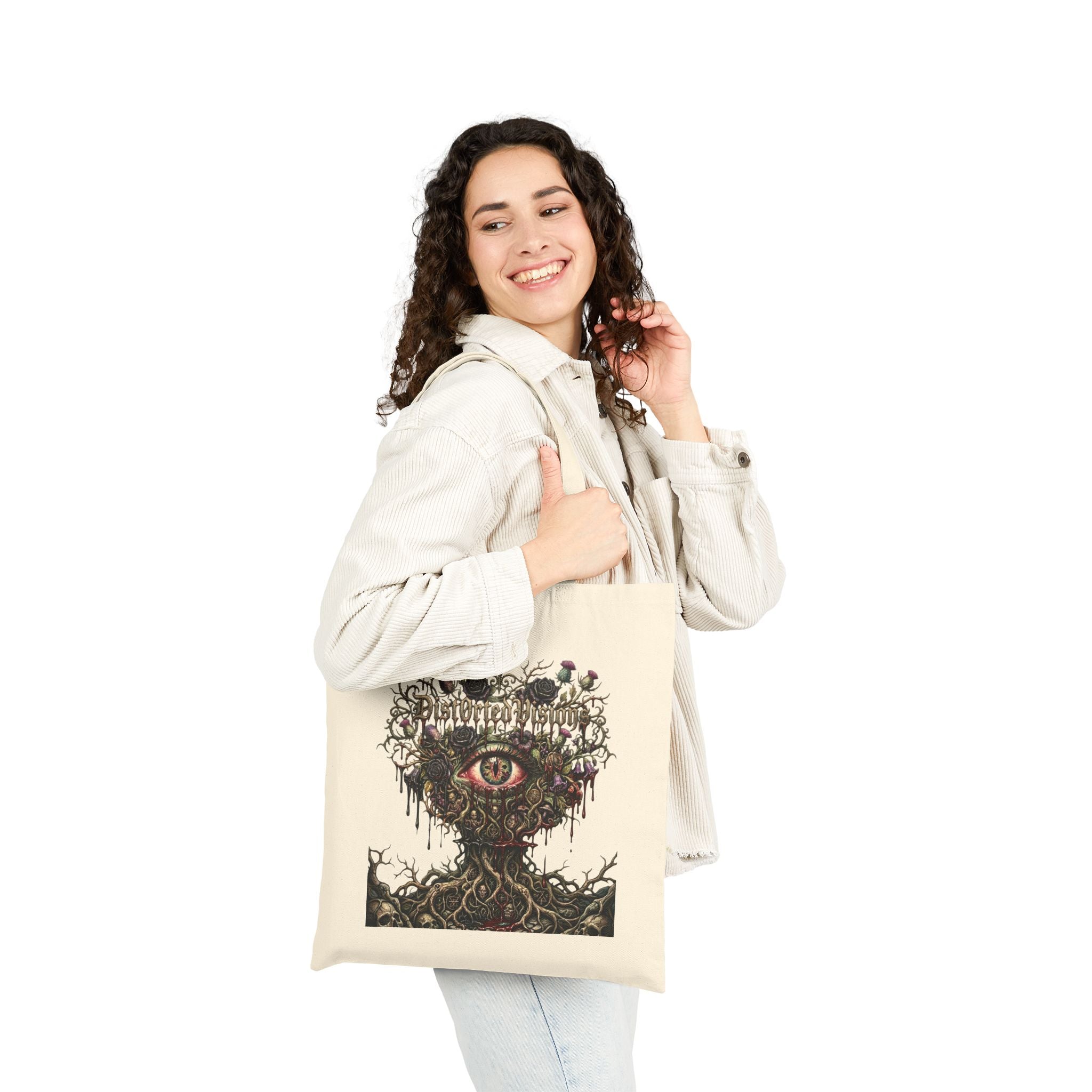 Dist0rted Eye Tote Bag