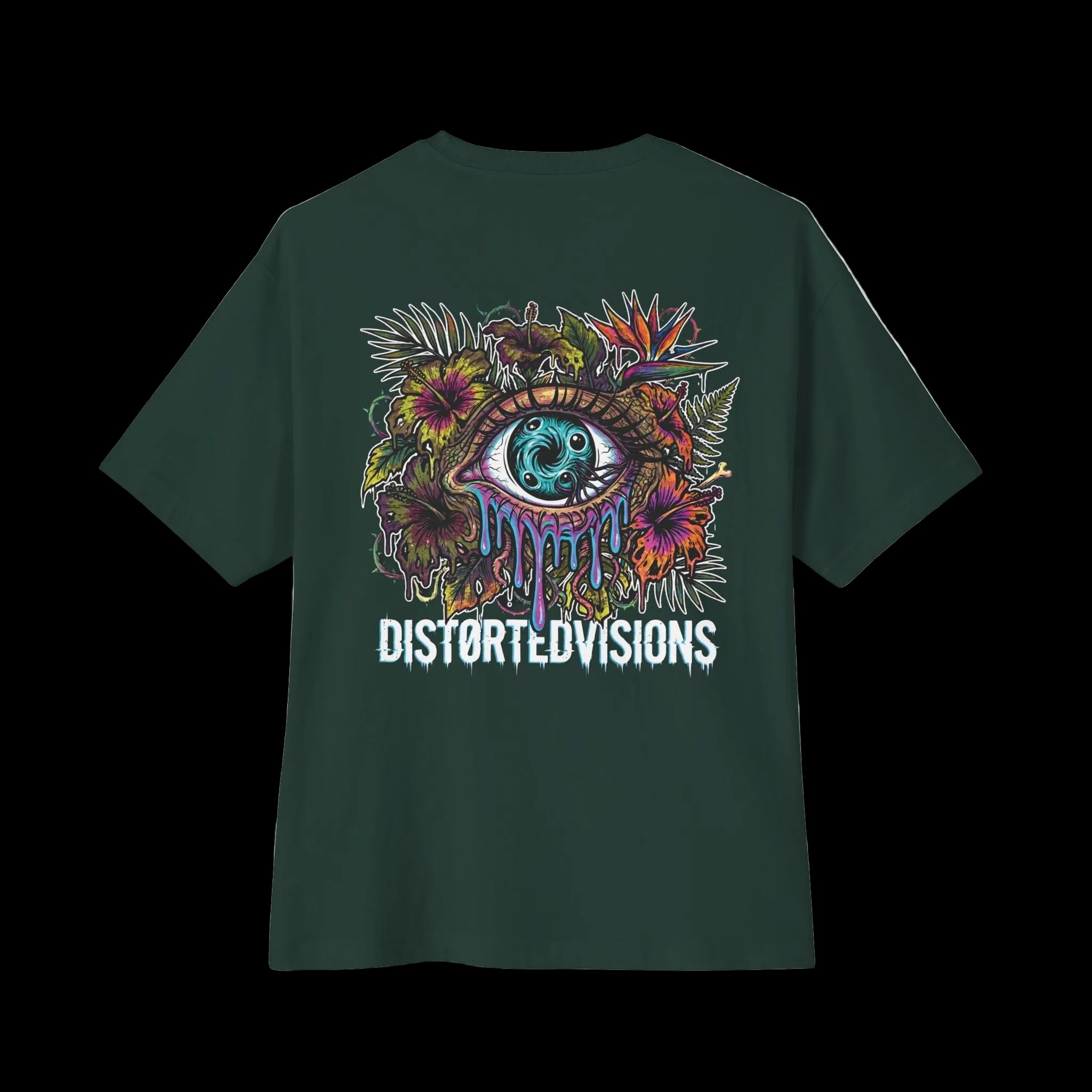 Dist0rted Floral Eye Tee