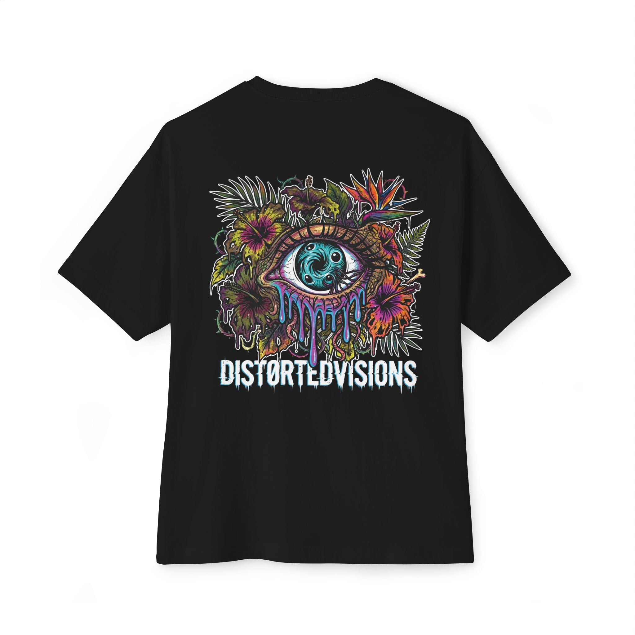 Dist0rted Floral Eye Tee