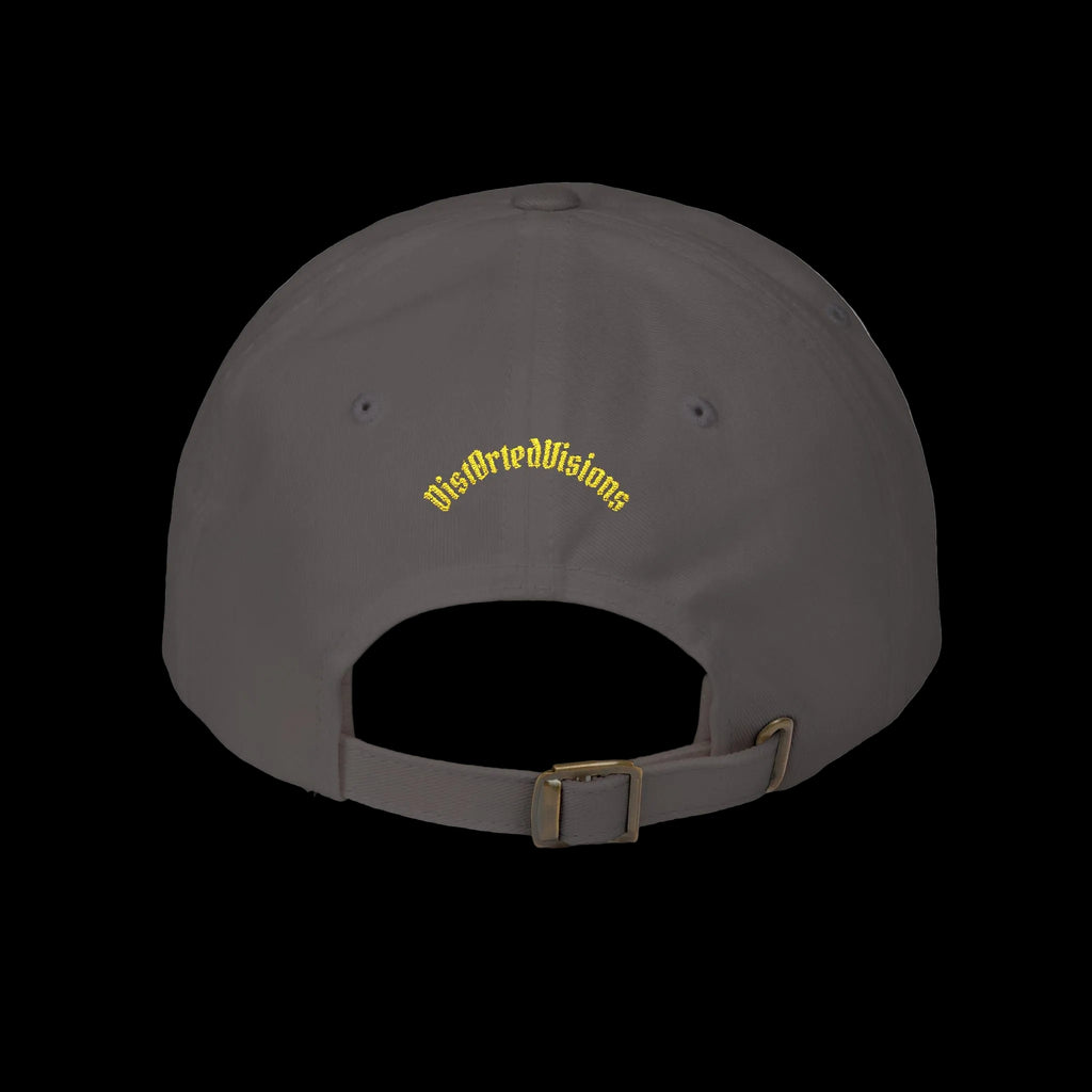Dripping Eye Grey Embroidered Dad Cap