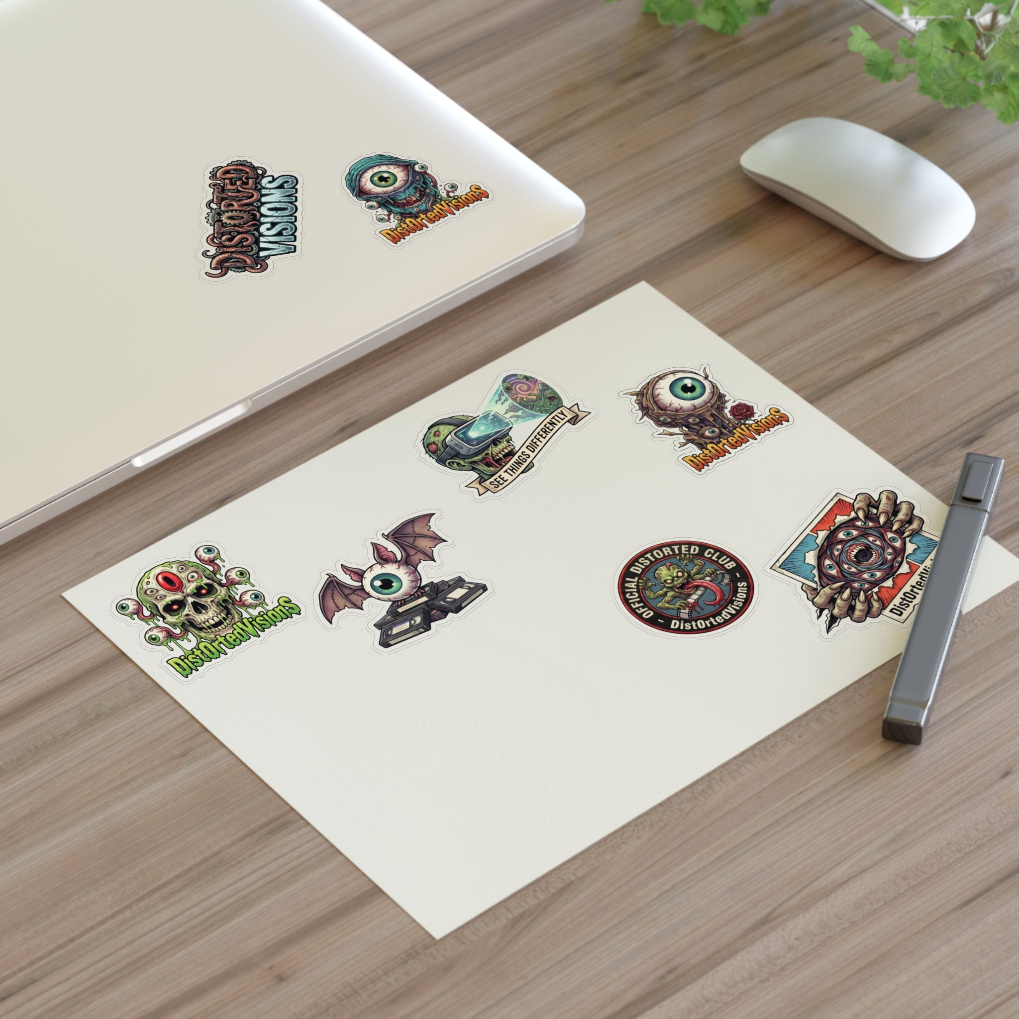 Distorted Visions Sticker Sheet