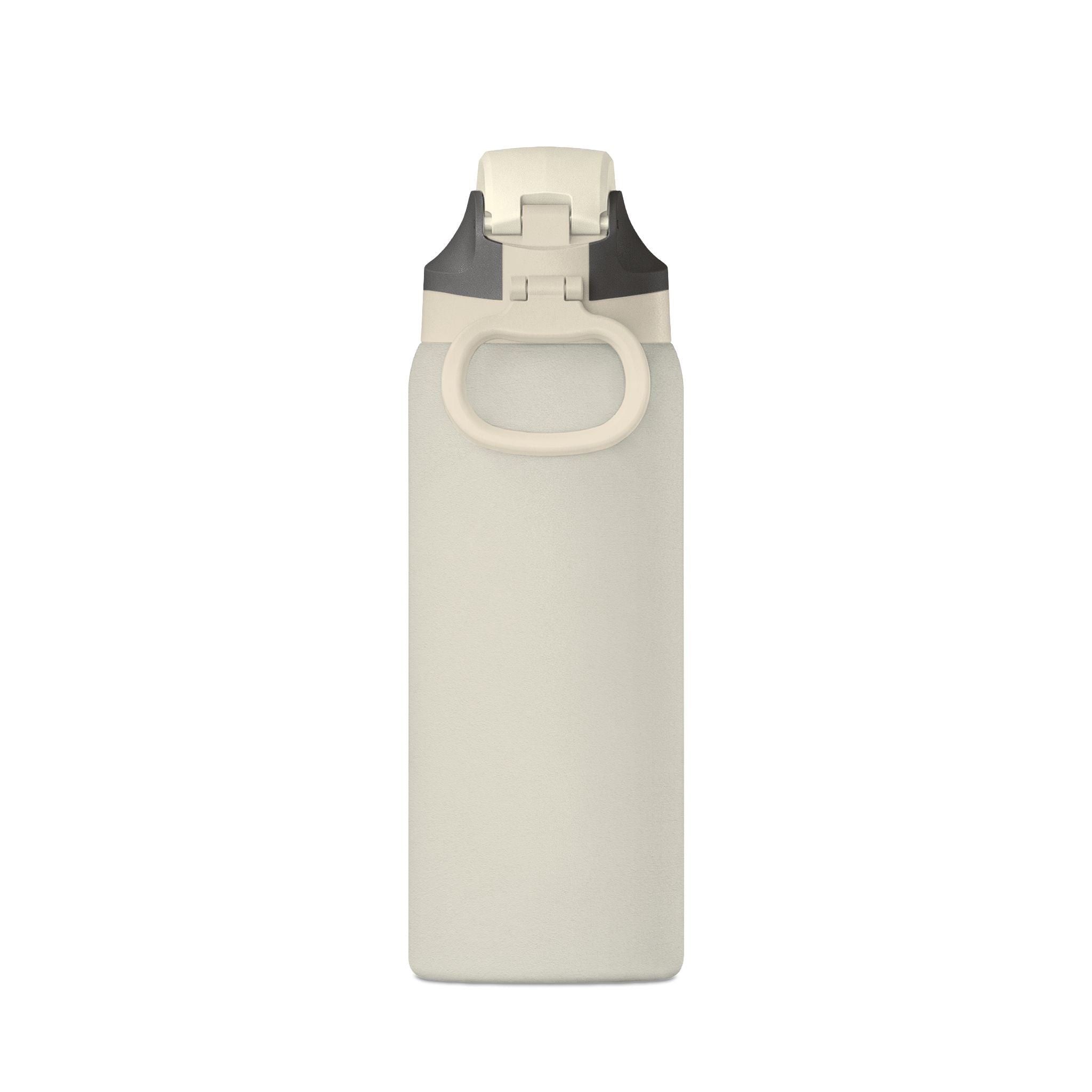 Insulated Water Bottle — 32oz Matte Black with Dripping Skull Logo