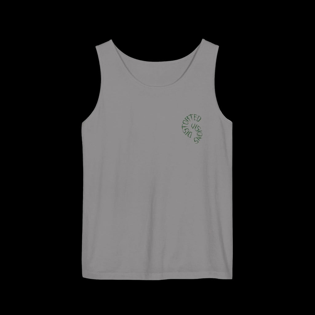 Dist0rted Skull Graphic Tank Top