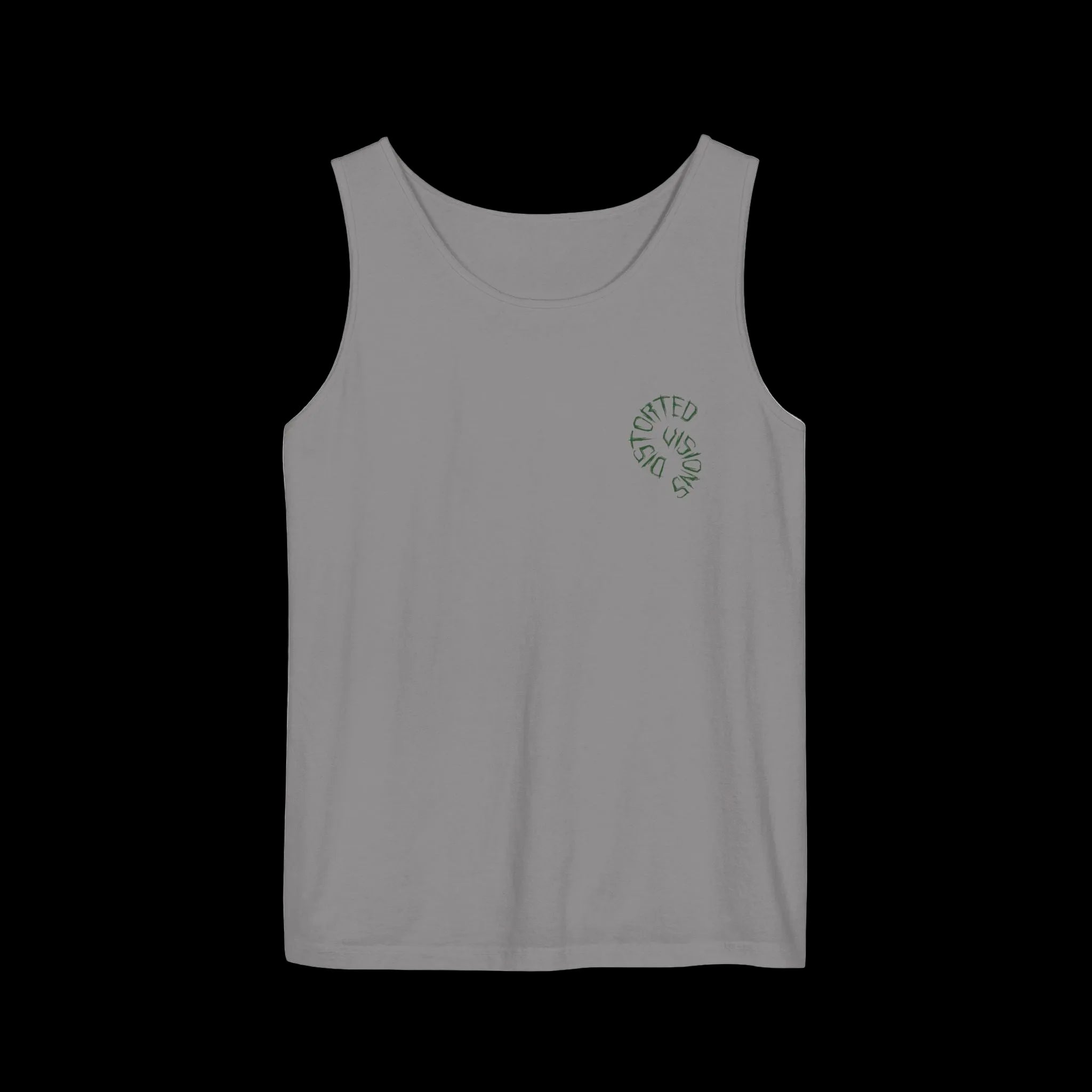 Dist0rted Skull Graphic Tank Top