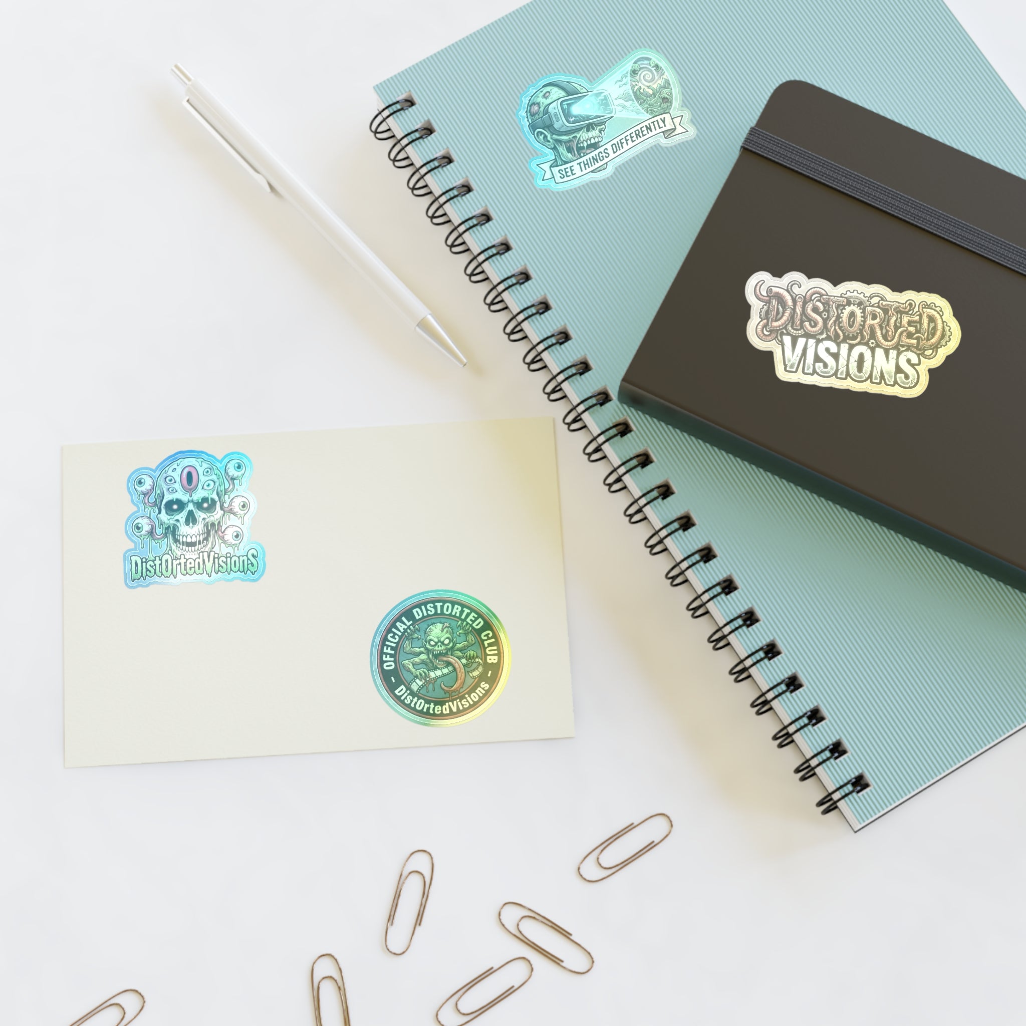 Distorted Visions Sticker Sheet