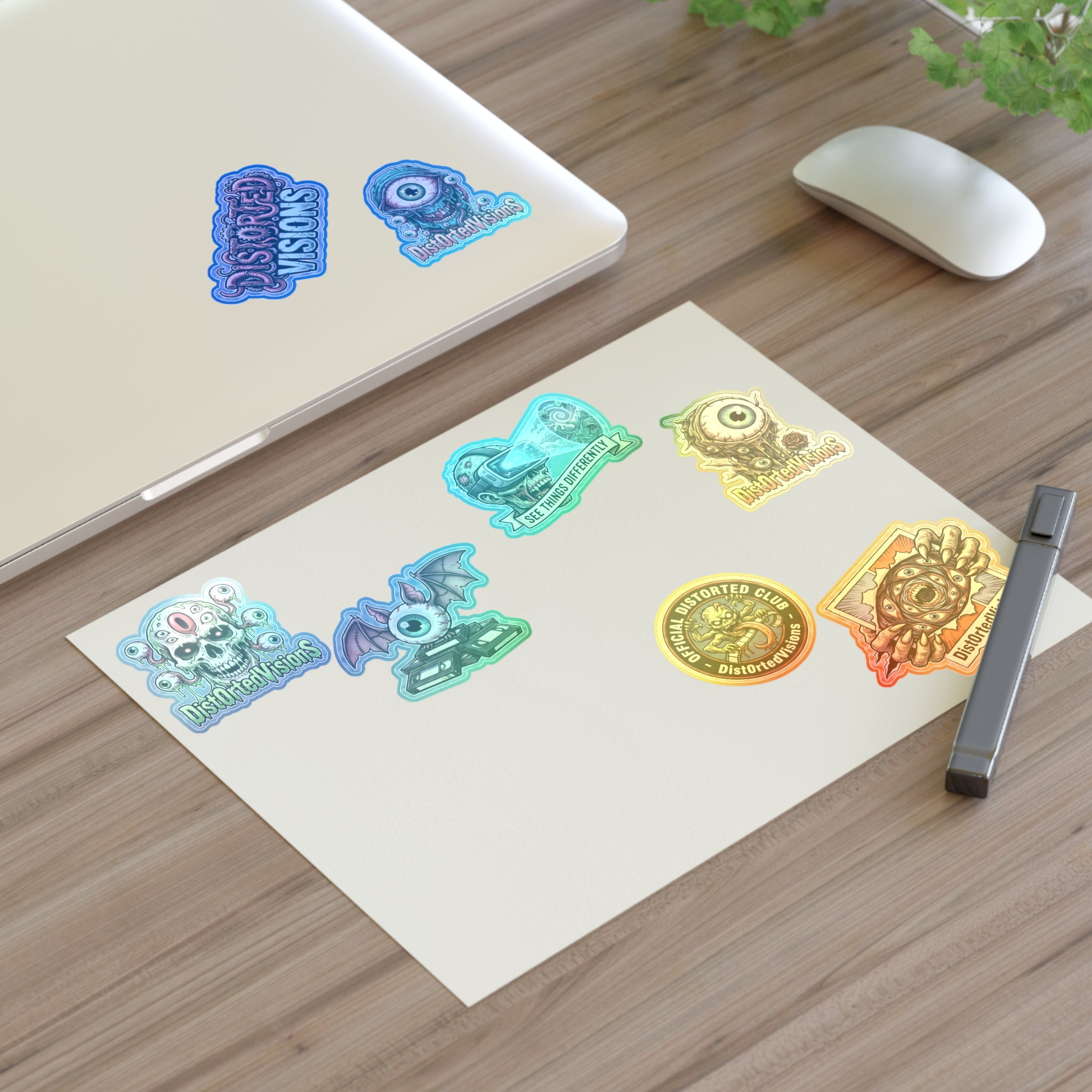 Distorted Visions Sticker Sheet