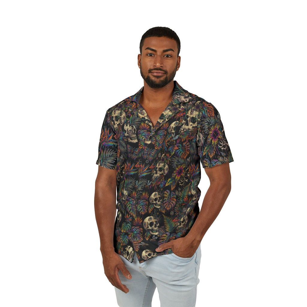 Dist0rted Skull Hawaiian Shirt