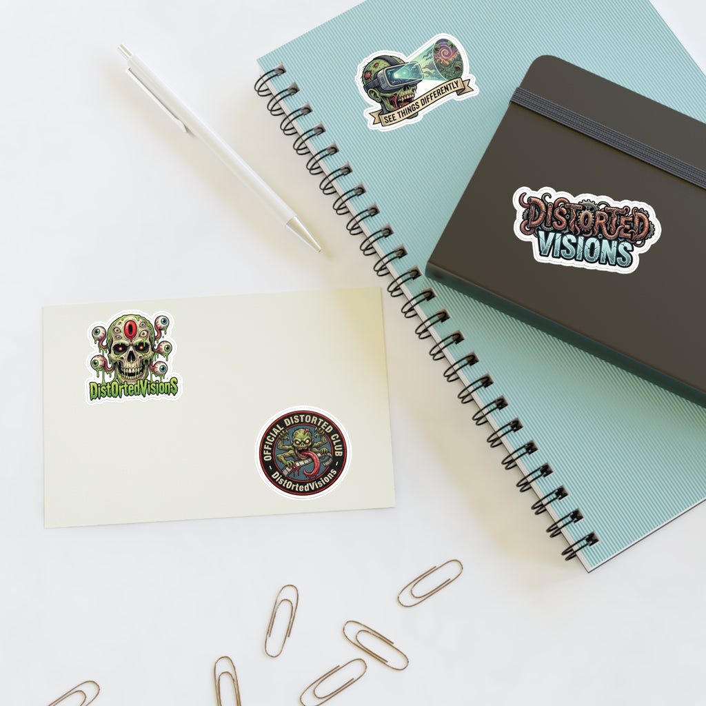 Distorted Visions Sticker Sheet