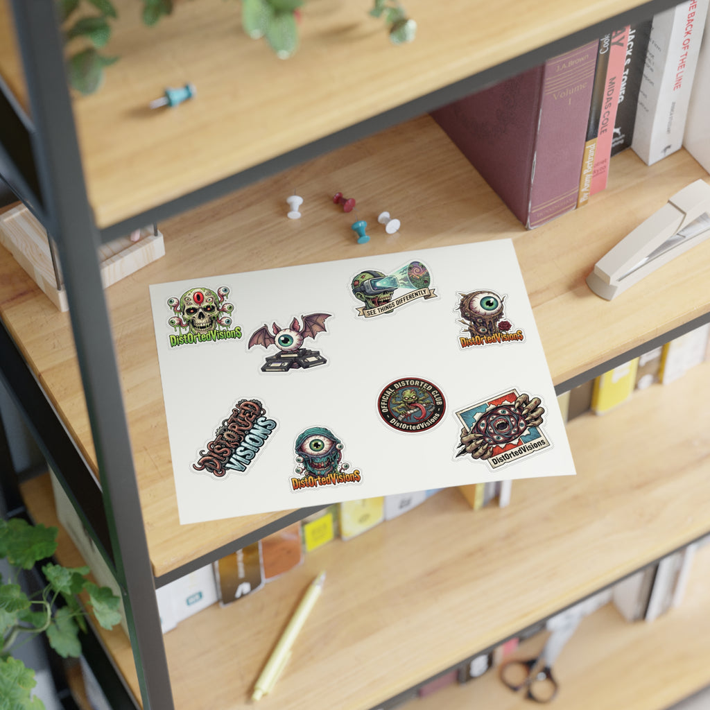 Distorted Visions Sticker Sheet