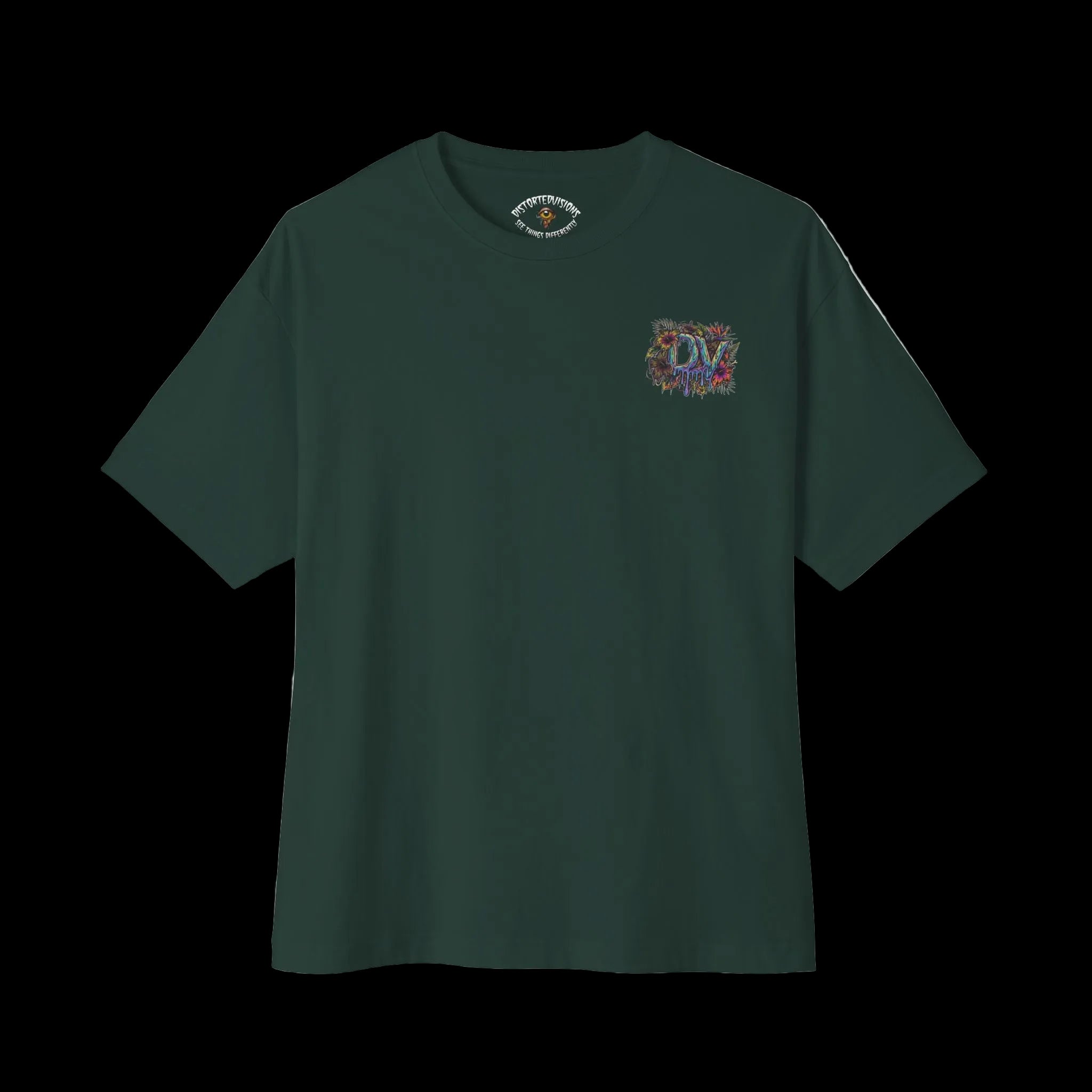 Dist0rted Floral Eye Tee