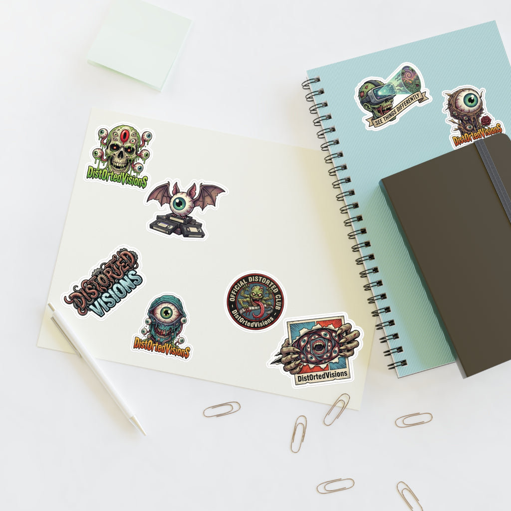 Distorted Visions Sticker Sheet