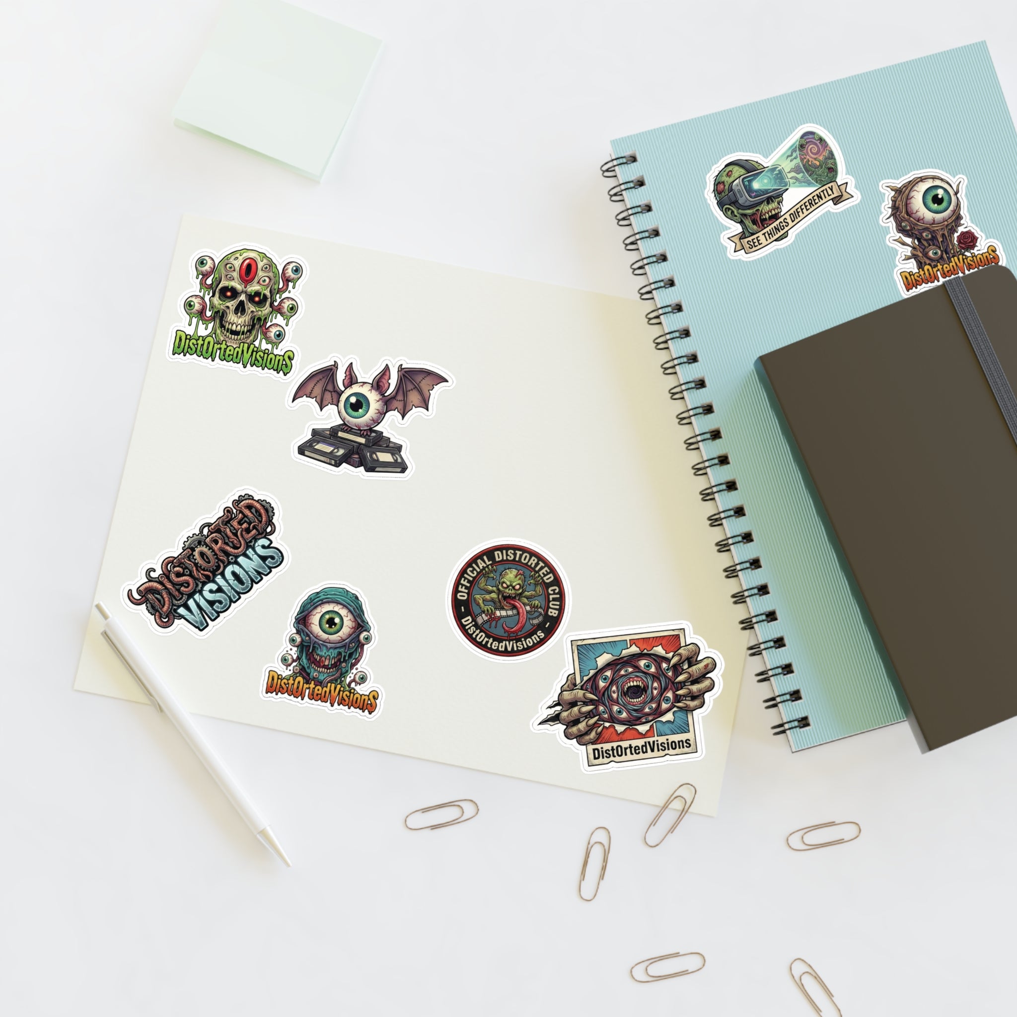 Distorted Visions Sticker Sheet