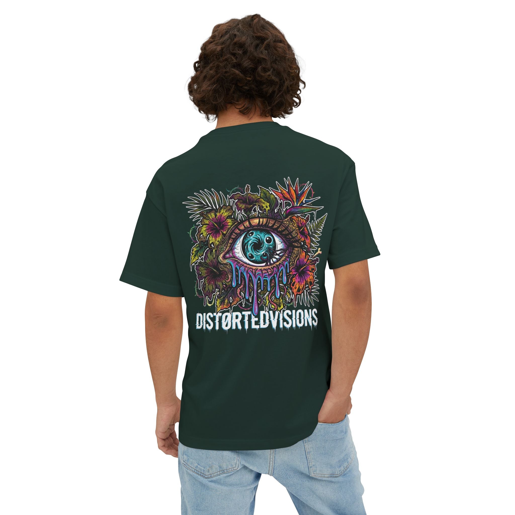 Dist0rted Floral Eye Tee