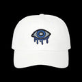 Dripping Blue Eye Dad Cap