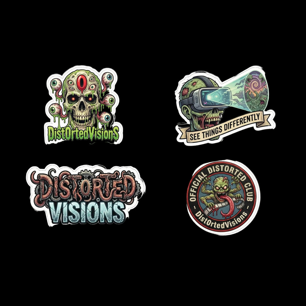 Distorted Visions Sticker Sheet