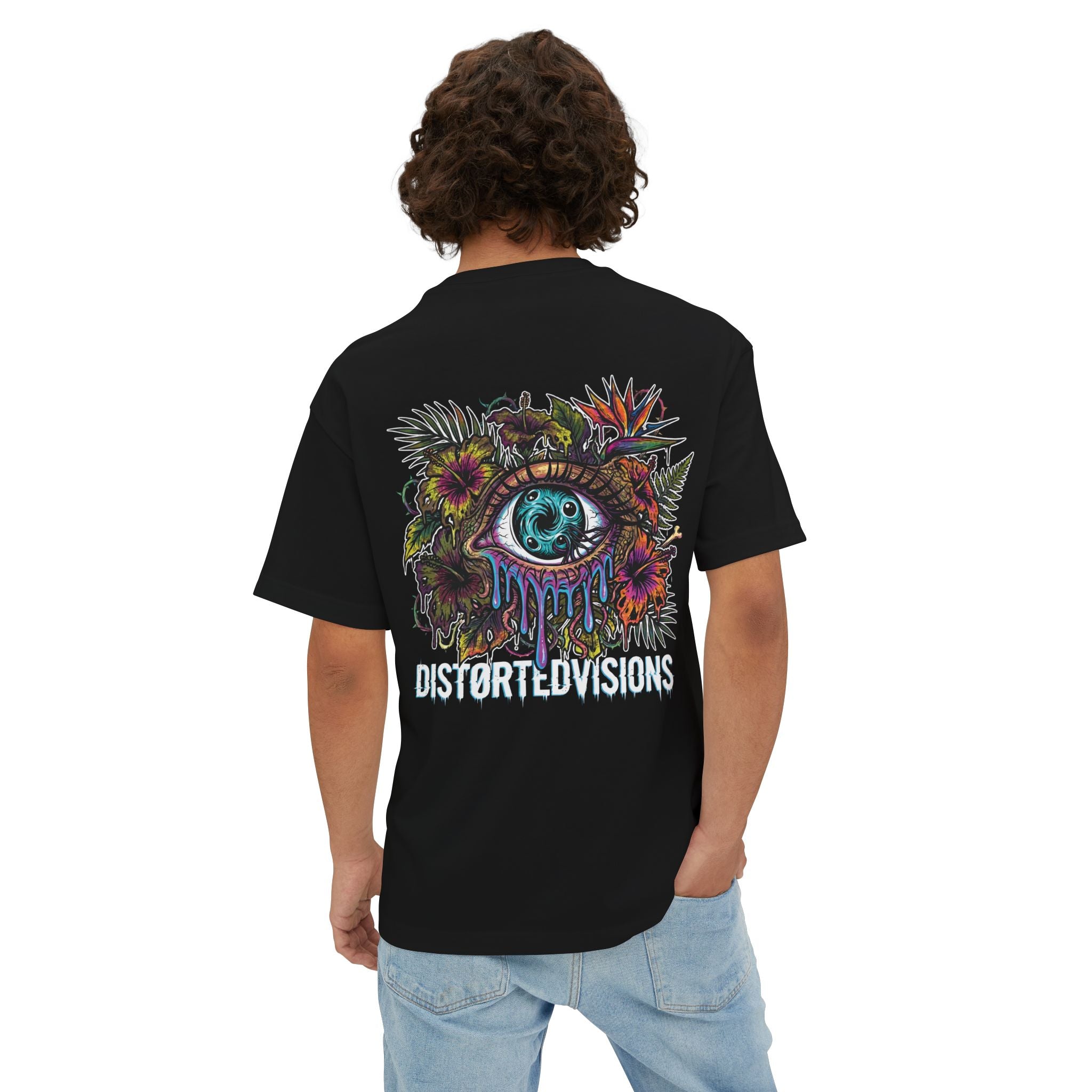 Dist0rted Floral Eye Tee