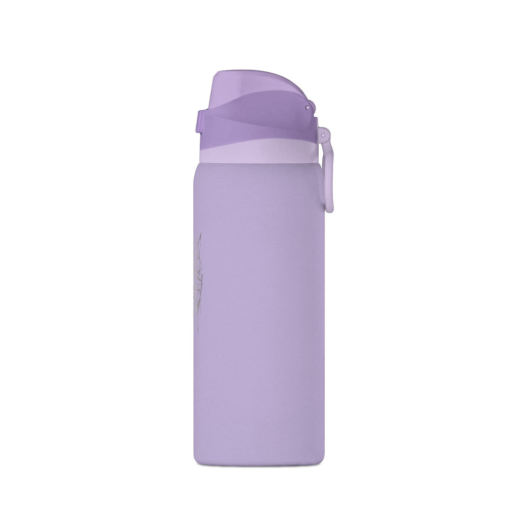Insulated Water Bottle — 32oz Matte Black with Dripping Skull Logo