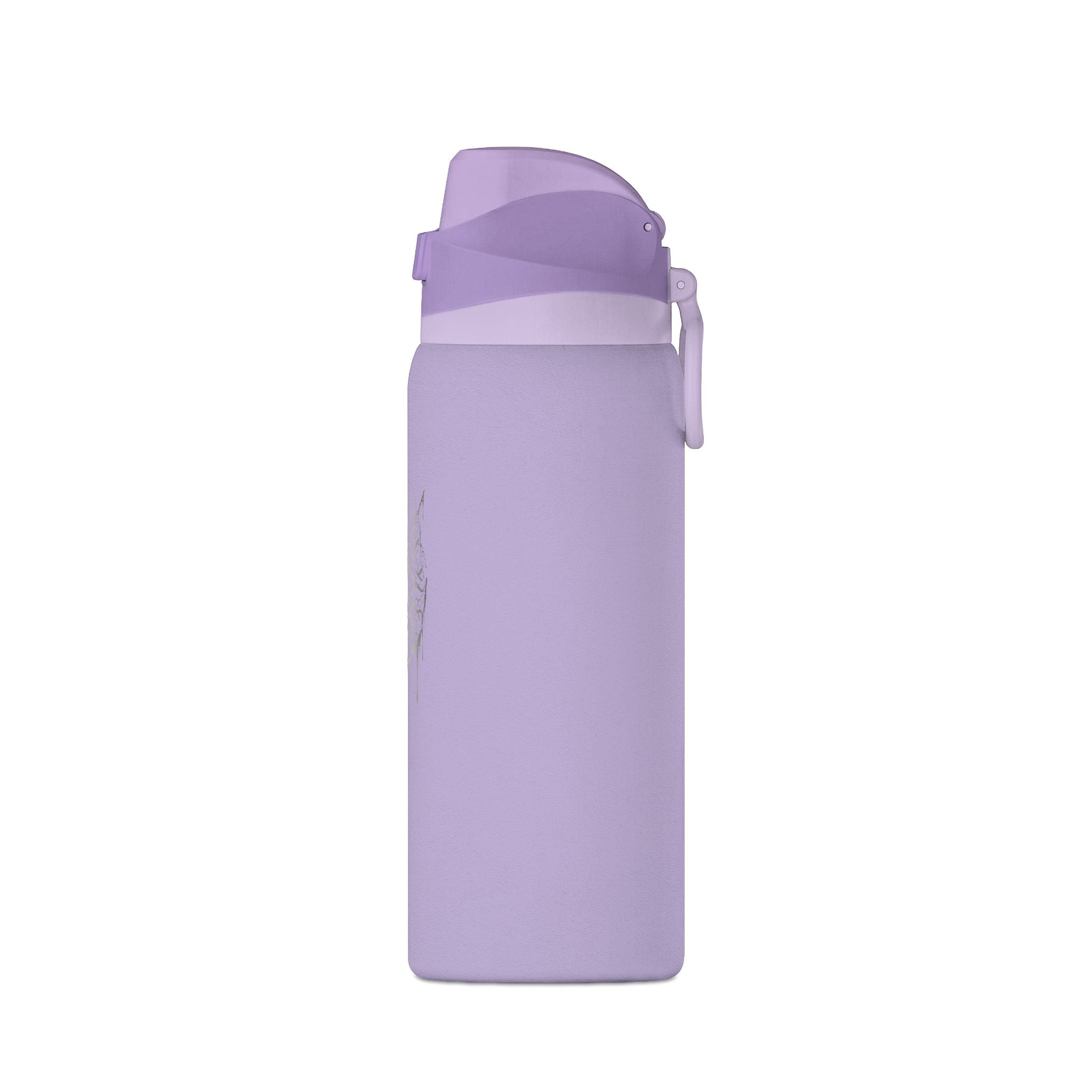 Insulated Water Bottle — 32oz Matte Black with Dripping Skull Logo