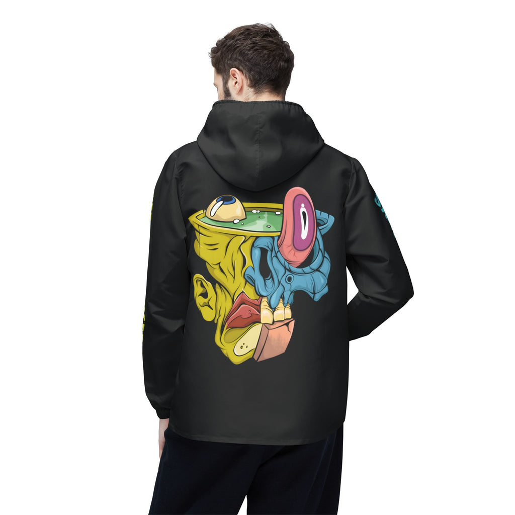 Dist0rtedVisions Artwork Windbreaker Jacket